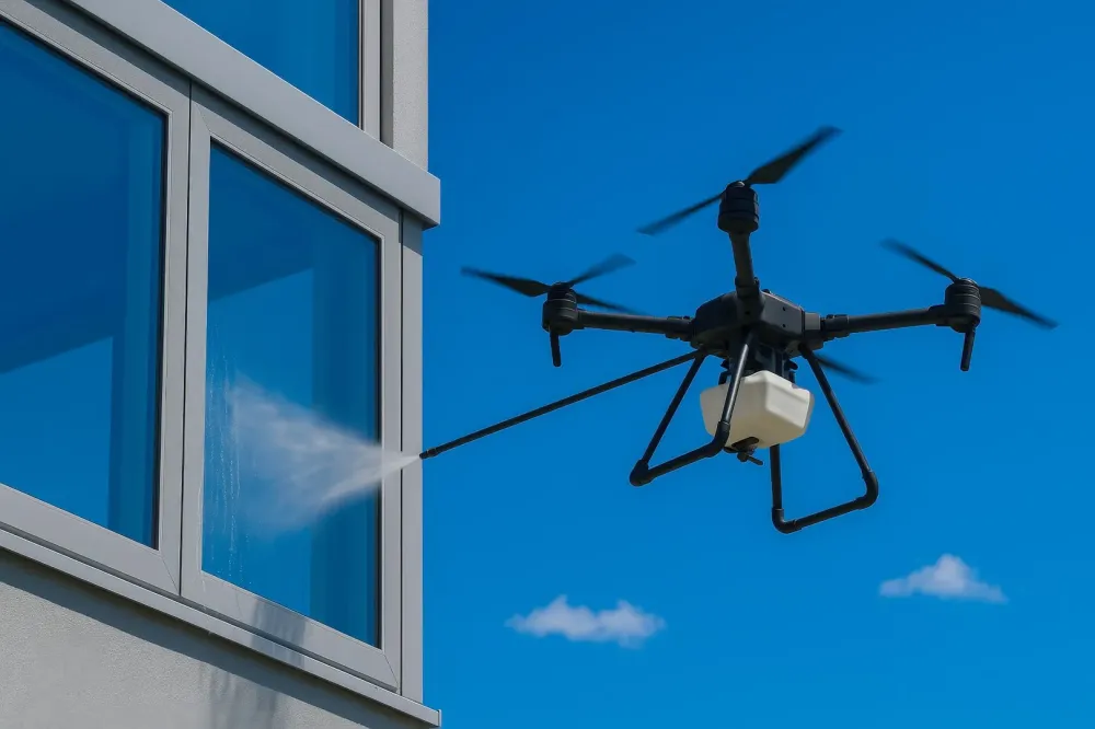 drone nettoyage
